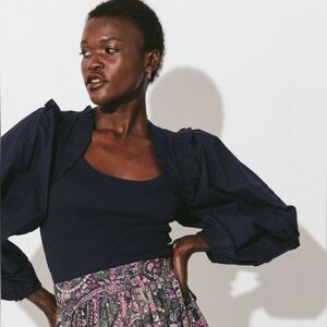 NWT Cleobella Reba Top in Navy - Size S